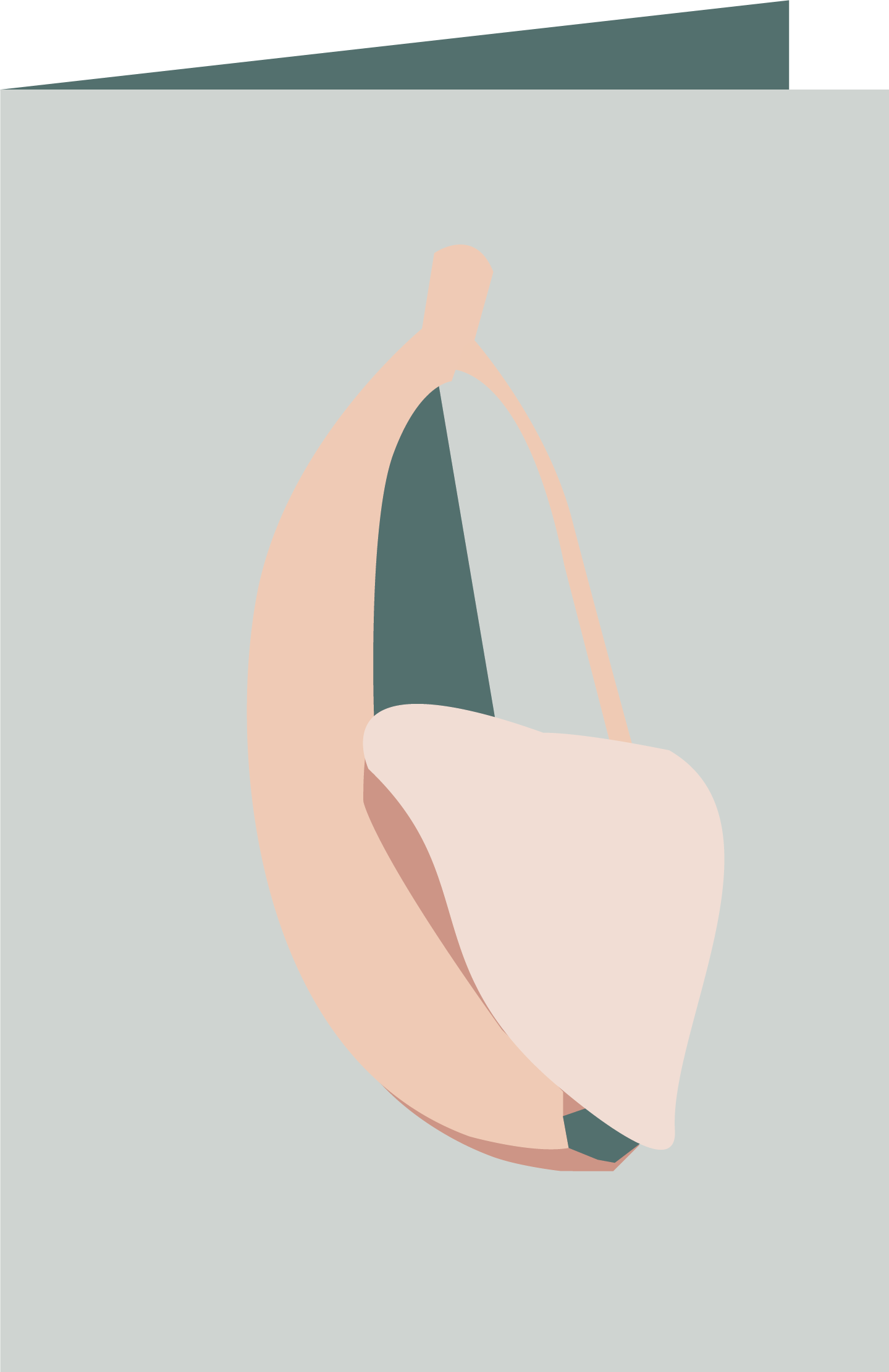 Moosh Monkey - Greeting Card