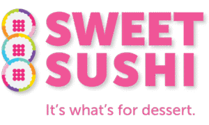 Sweet Sushi - Rectangular Logo Pink Tagline