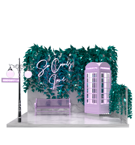 Maison ZOLTS - 9 Vibe Vending So Comes Love Engagement Proposal Photo Opportunity Wall