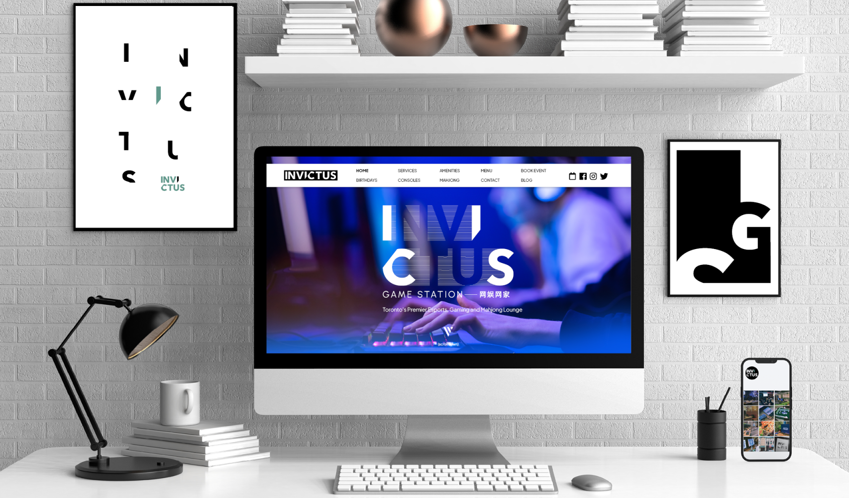 Rebrand: Invictus Game Station Downtown