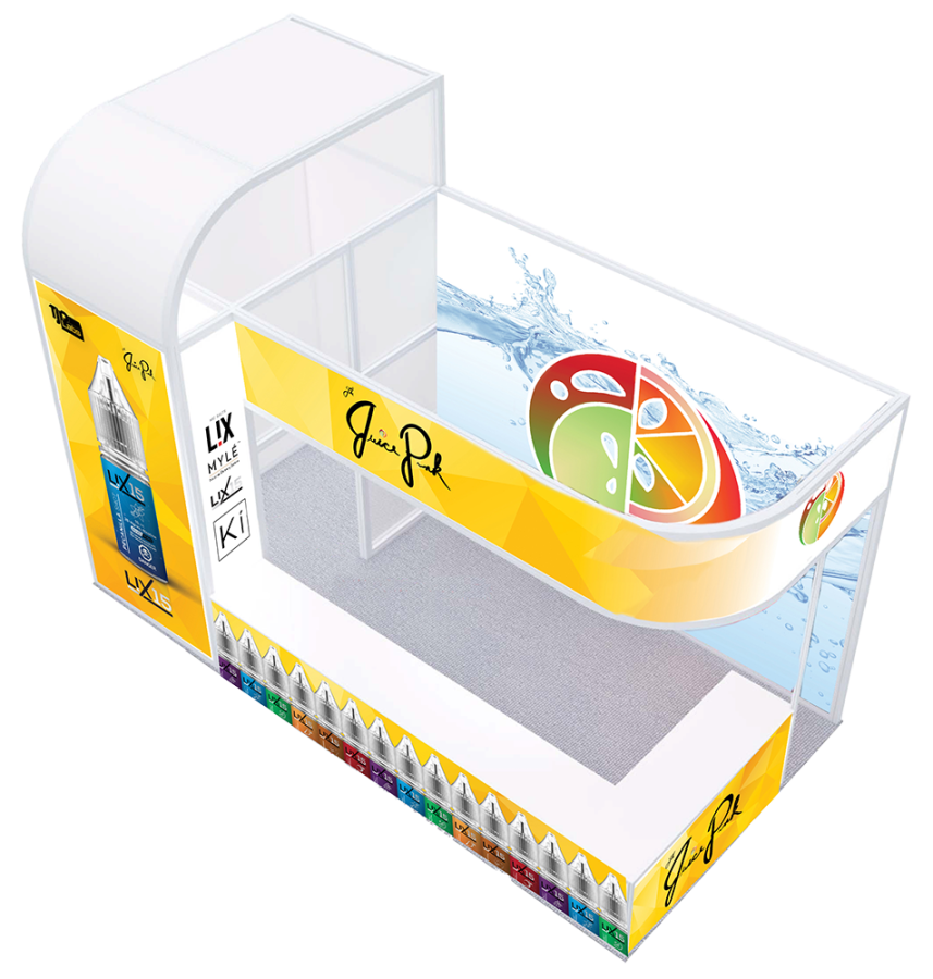 The Juice Punk - Trade Show Booth Design